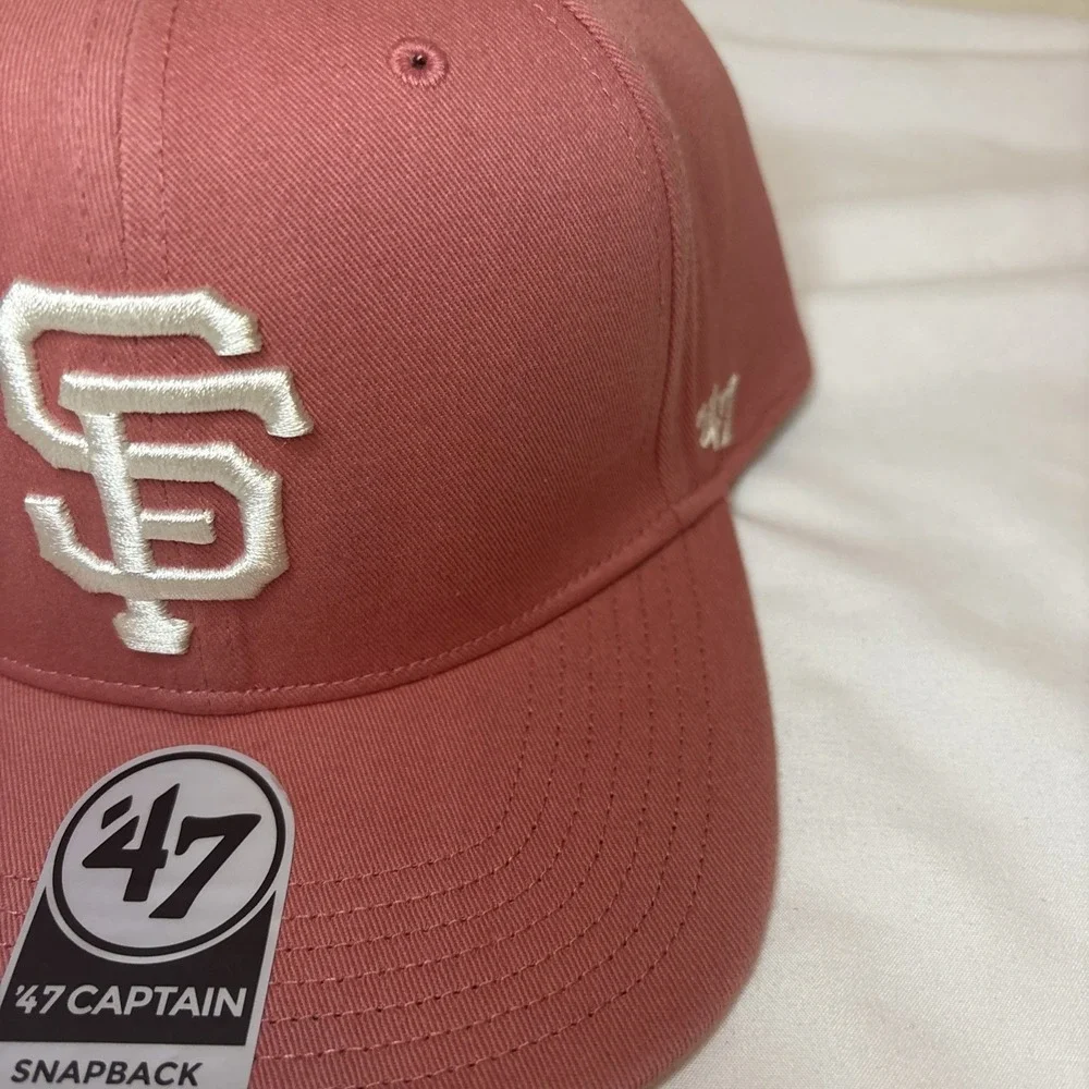 '47 FORTY SEVEN San Francisco Giants Snapback Hat Pink MLB‎ NWT